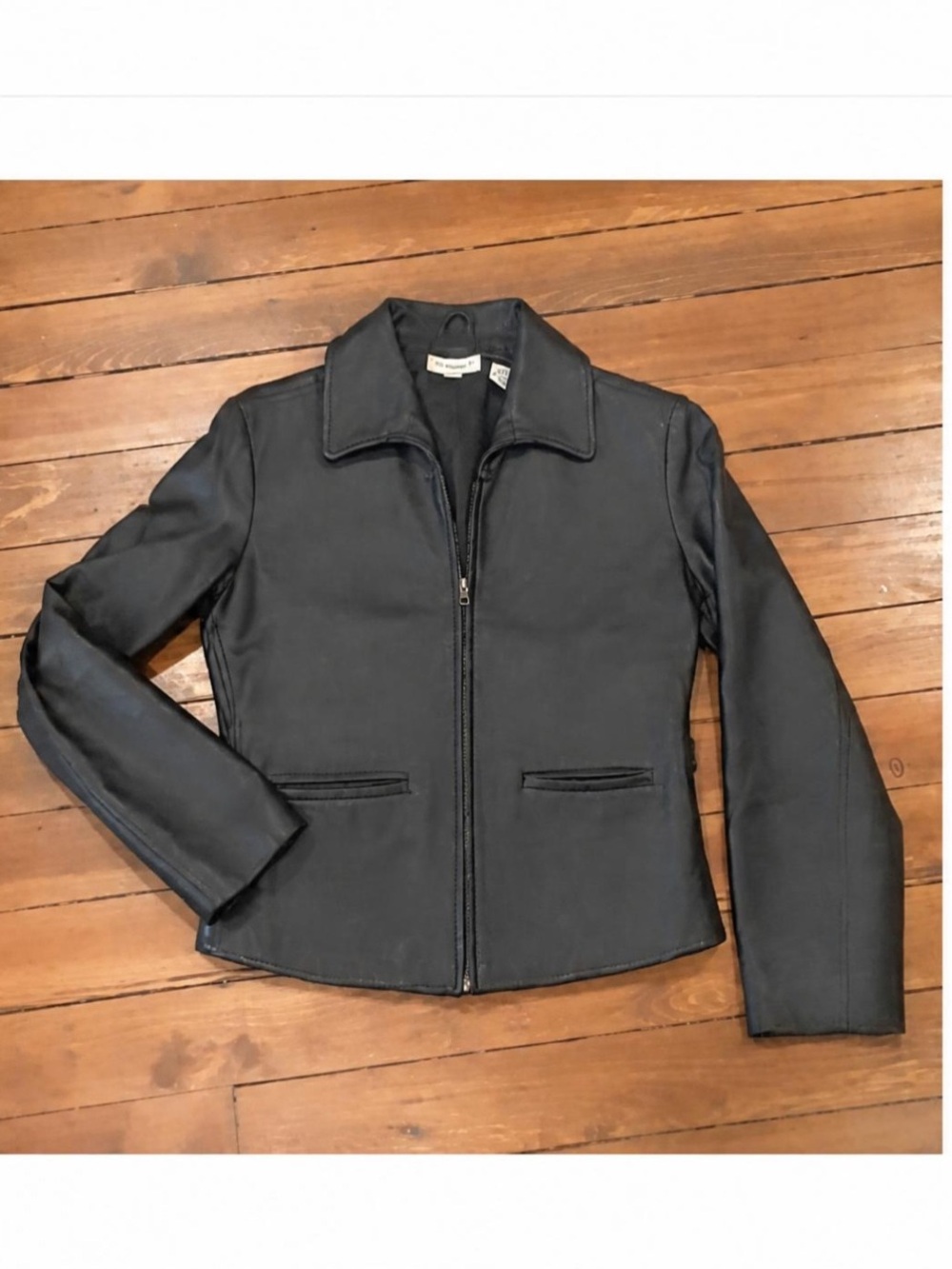 Ann Taylor Leather Jacket Size XS